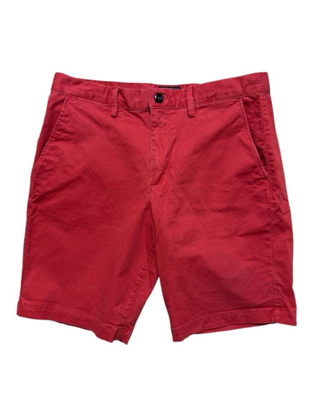 Gap Khakis Lived-In Shorts Red Chino Shorts Men’s 31 Cotton Stretch 10”